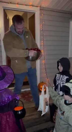 Me on Halloween: Kidding!! I give out cans of soda and candy. | Nathan Draper Olsen