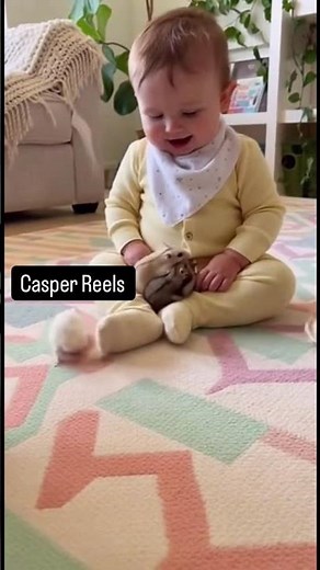 The Cutest "Hamster Bomb" You'll Ever See! 😂 (They're all over him!)