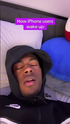 How android users wake up vs iPhone 😂