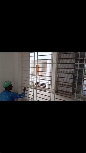 Enamel Paint on Grill | Cream Color Finish ✨"---