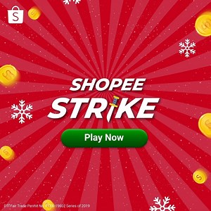 1.5K reactions · 19 shares | A new game is striking, Shopee fam! ⚡ Shopee Strike is now live in the app! Pro tips: don’t hit the other knives and be fast! Play daily at any time and gain points to redeem coins. Are you ready for this? Play now: https://shopee.ph/m/shopee-strike DTI Fair Trade Permit No. FTEB-19602 Series of 2019 | Shopee | Facebook