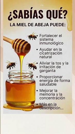 ¿Sabías que la miel de abeja tiene estos increíbles beneficios?