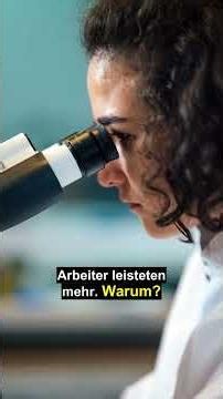 Das Hawthorne-Experiment: Warum Beobachtung uns verändert 👁️