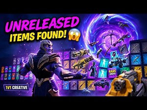1V1 FORTNITE CREATIVE - THIS MAP HAS UNRELEASED Items😱(NO JOKE)!