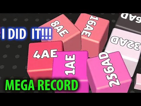 Cubes 2048.io Game 🎲 NEW MEGA RECORD 🎲 CUBES SNAKE 2048.io Gameplay. What number is this?