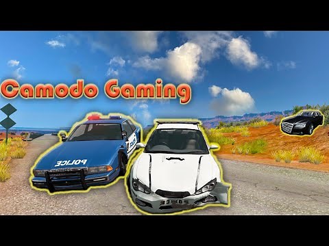 Camodo lets ME join the POLICE BRIGADE!! | BeamNG Drive Multiplayer Gameplay