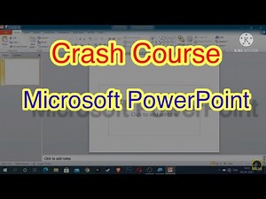 Power point crash course. learn powerpoint in 10 mintues!.