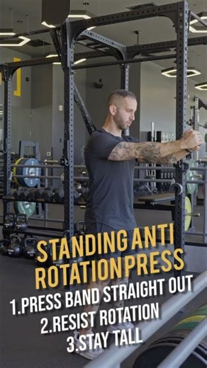 Standing Anti-Rotation Press (Core Stability & Control)