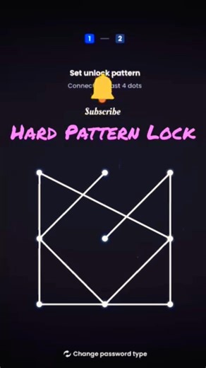 Hard Pattern Lock 🔒🔐 #pattern #viral #patternlock #youtubeshorts #trending #lock