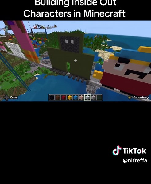Building Inside Out Characters in Minecraft