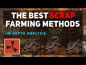 THE BEST SCRAP FARMING METHODS TESTED/COMPARED | Rust