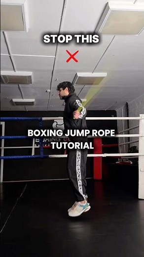 Boxing jump rope tutorial✔️ #boxing #boxingcoach #boxingtraining #boxer #jumprope