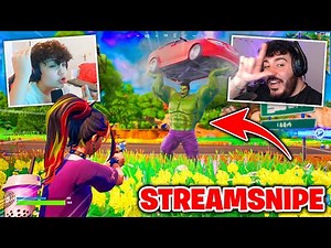 I stream sniped him until he called Epic Games and this happened... Fortnite