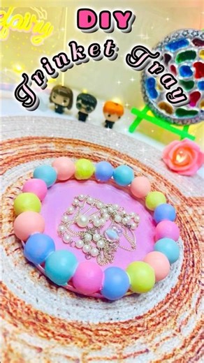 Plastic Lid ko mat fekna! 😍 Ye bana lo Viral Trinket Tray💁🏻‍♀️ #ytshorts #diy #recycle