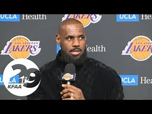 LeBron James post-game interview | Dallas Mavericks vs. Los Angeles Lakers