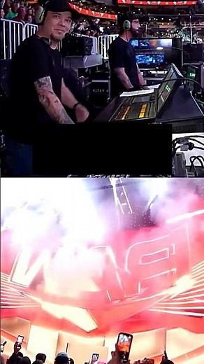 How WWE make pyro entrance 🔥 #wrestling #wwe #wwenews