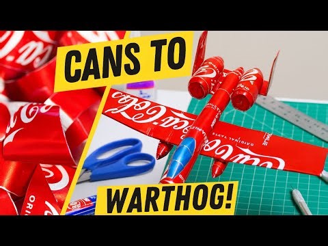 Can Coke Cans Be Transformed into an Epic A-10 Warthog? 🤔✈️