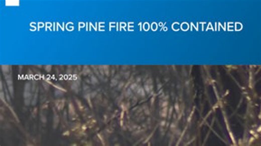 The work that went into containing the Spring Pine Fire