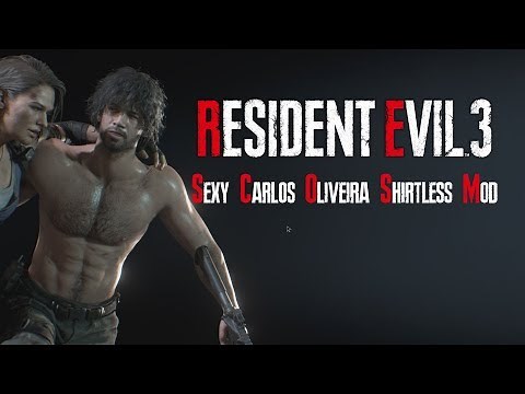 Resident Evil 3 Remake: Sexy Shirtless Carlos Oliveira PC Mod (Spoilers)