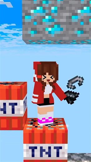 Build and Destroy ✅❎ - MAIZEN Minecraft Animation #shorts