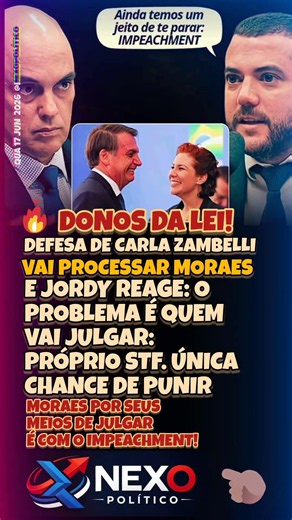 JUSTIÇA ITALIANA ABALA O CASO ZAMBELLI E DEFESA PARTE PARA CIMA DE MORAES!