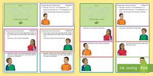 Year 6 Multiply One-Digit Numbers with Decimal Numbers Maths Mastery Challenge Cards