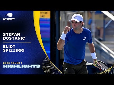 Stefan Dostanic vs. Eliot Spizzirri Highlights | 2025 US Open Round 1