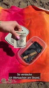 So verstecke ich Wertsachen am Strand. | Schlaue Tricks