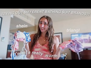 TRYING DIFFERENT BATHING SUIT BRANDS*what’s worth it?!*