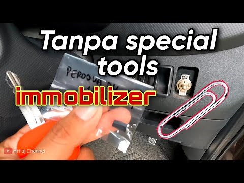 DIY cara Program Kunci Immobilizer Perodua Myvi tanpa special tools