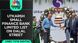 Affordable banking service provider Utkarsh Small Finance Bank Limited list on Dalal Street #IPO #listing #utkarshsmallfinance #finance #investments #dalalstreet #stockmarket #organisation | CNBC-TV18 | Facebook