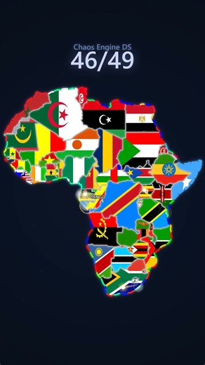 Every flag of Africa, one by one 🗺️ wait for the last flag #Shorts