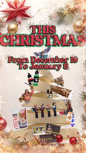 SCALE75 on Instagram: "More paint. More minis. More hobby ✨ Enjoy 15% OFF storewide this Christmas. 🎄 Dec 19 – Jan 8 🎁 Surprise gift with every order 👉 scale75.com"