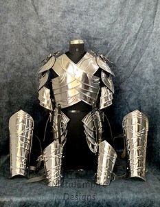 Elven Warrior Armor Set: Steel LARP Cosplay - Medieval Fantasy Costume - Etsy