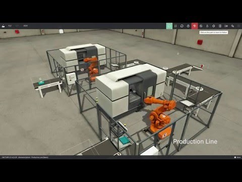 Production Line - FACTORY I/O Scene
