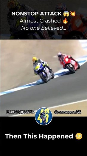 NONSTOP ATTACK… 😱💥UNTIL THIS HAPPENED 😳🔥Valentino Rossi vs Casey Stoner 2008 #ValentinoRossi #MotoGP