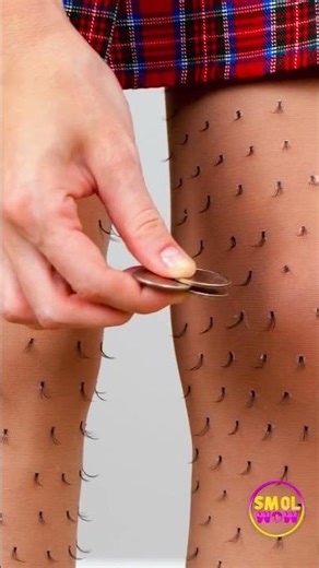 Hair Removal FAIL or GENIUS! 😂😱 #shorts #comedy