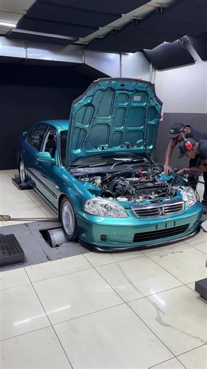 Needs some minor upgrades then we good to go. 1st Run #honda #vtec #b16a