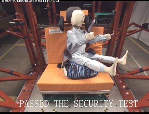 Passed strict collision test by CALSPAN in USA