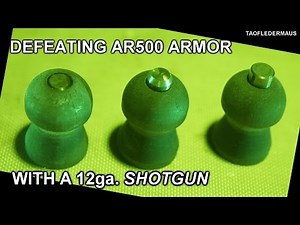 World's FIRST Carbon Fiber SHOTGUN SLUG - ARMOR PIERCING - CONFIRMED!