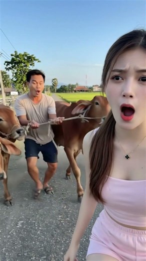 Sính lễ tỏ tình 3 con bò sữa to bự 😳
