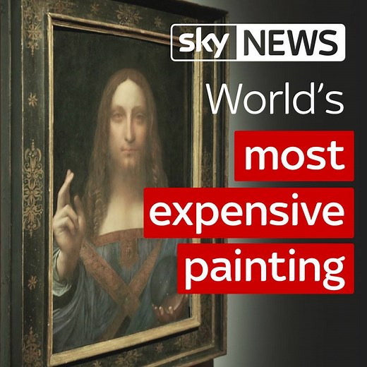 192K views · 1.5K reactions | The last known painting by Leonardo da Vinci has smashed previous records for art sales | Sky News | Facebook