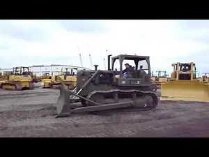 Cat D7 Army Dozer Cold Start