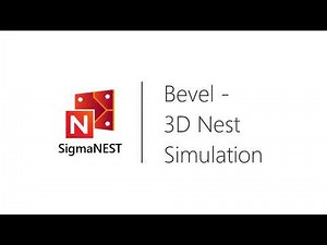 SigmaNEST Bevel - Nest and 3D Simulation