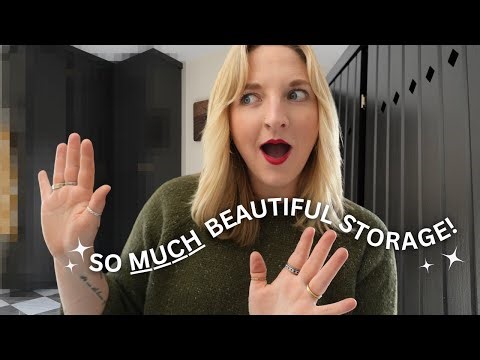 i diy custom storage cabinets with a dark & moody twist! ✨ | Scullery Makeover