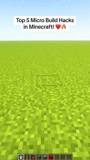 Top 5 Micro Build Hacks in Minecraft!
