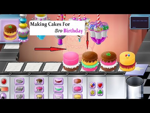 Making Birthday Cakes for My Bro Birthday||Game|Cake making Game