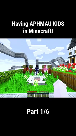 Having APHMAU KIDS in Minecraft! - Part 1-6 | Minecraft