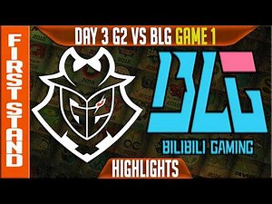 G2 vs BLG Highlights Game 1 | First Stand 2026 International Tournament Day 3 G2 Esports vs Bilibili