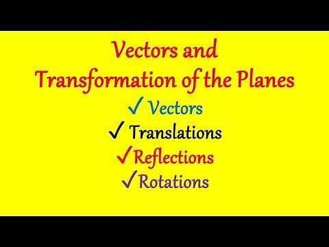Vectors and Transformation of the Planes.